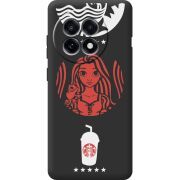 Чорний чохол BoxFace OnePlus 13R RedWhite Coffee