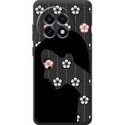 Чорний чохол BoxFace OnePlus 13R Flower Hair