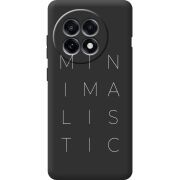 Чорний чохол BoxFace OnePlus 13R Minimalistic