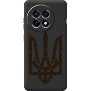 Чорний чохол BoxFace OnePlus 13R Ukrainian Trident