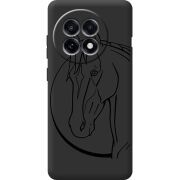 Чорний чохол BoxFace OnePlus 13R Horse