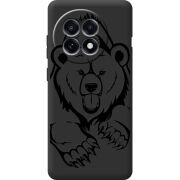 Чорний чохол BoxFace OnePlus 13R Grizzly Bear