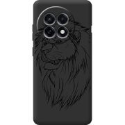 Чорний чохол BoxFace OnePlus 13R Lion