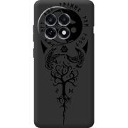 Чорний чохол BoxFace OnePlus 13R Hugin and Munin