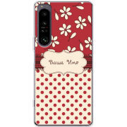 Чохол BoxFace Sony Xperia 1 IV Именной Polka Dots