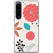 Чохол BoxFace Sony Xperia 1 IV Line Flowers