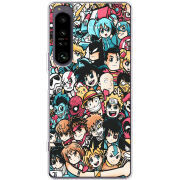 Чохол BoxFace Sony Xperia 1 IV Anime Stickers
