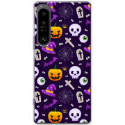 Чохол BoxFace Sony Xperia 1 IV Halloween Purple Mood