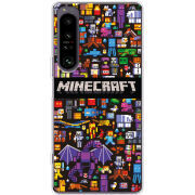 Чохол BoxFace Sony Xperia 1 IV Minecraft Mobbery