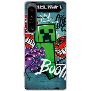 Чохол BoxFace Sony Xperia 1 IV Minecraft Graffiti