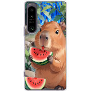 Чохол BoxFace Sony Xperia 1 IV Капібара з кавуном