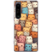 Чохол BoxFace Sony Xperia 1 IV Котики муркотики