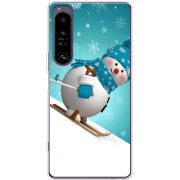 Чохол BoxFace Sony Xperia 1 IV Skier Snowman