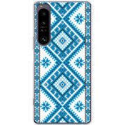 Чохол BoxFace Sony Xperia 1 IV Блакитний Орнамент