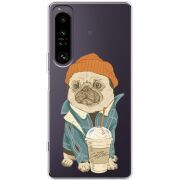 Прозорий чохол BoxFace Sony Xperia 1 IV Dog Coffeeman