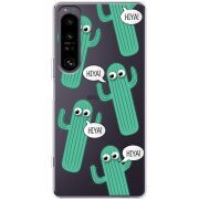 Прозорий чохол BoxFace Sony Xperia 1 IV с 3D-глазками HIYA