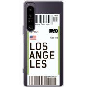 Прозорий чохол BoxFace Sony Xperia 1 IV Ticket Los Angeles