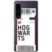 Прозорий чохол BoxFace Sony Xperia 1 IV Ticket Hogwarts