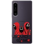 Прозорий чохол BoxFace Sony Xperia 1 IV siquid game люди в красном