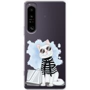 Прозорий чохол BoxFace Sony Xperia 1 IV Cat Style