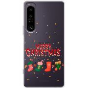Прозорий чохол BoxFace Sony Xperia 1 IV Merry Christmas