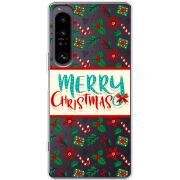 Прозорий чохол BoxFace Sony Xperia 1 IV Vintage Christmas Pattern