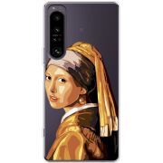 Прозорий чохол BoxFace Sony Xperia 1 IV Девушка с жемчужной серёжкой