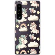 Прозорий чохол BoxFace Sony Xperia 1 IV Unicorns