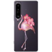 Прозорий чохол BoxFace Sony Xperia 1 IV Floral Flamingo