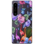 Прозорий чохол BoxFace Sony Xperia 1 IV Flamingo