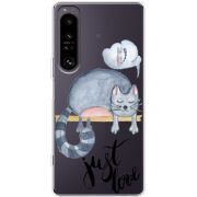 Прозорий чохол BoxFace Sony Xperia 1 IV Just Love