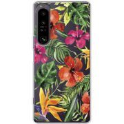 Прозорий чохол BoxFace Sony Xperia 1 IV Tropical Flowers