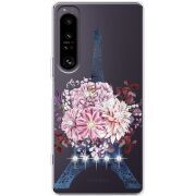 Чохол зі стразами Sony Xperia 1 IV Eiffel Tower