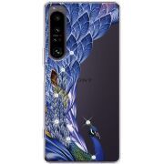 Чохол зі стразами Sony Xperia 1 IV Peafowl