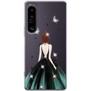 Чохол зі стразами Sony Xperia 1 IV Girl in the green dress