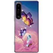 Чохол зі стразами Sony Xperia 1 IV Butterflies