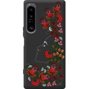 Чорний чохол BoxFace Sony Xperia 1 IV 3D Ukrainian Muse