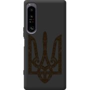 Чорний чохол BoxFace Sony Xperia 1 IV Ukrainian Trident
