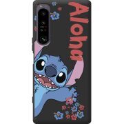 Чорний чохол BoxFace Sony Xperia 1 IV Гавайський гість Stich