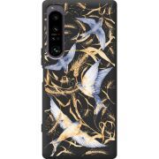 Чорний чохол BoxFace Sony Xperia 1 IV Ластівки