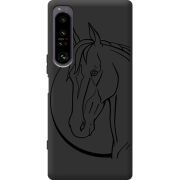 Чорний чохол BoxFace Sony Xperia 1 IV Horse