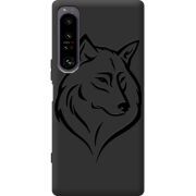 Чорний чохол BoxFace Sony Xperia 1 IV Wolf