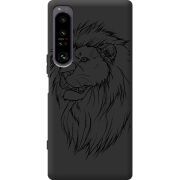 Чорний чохол BoxFace Sony Xperia 1 IV Lion