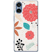 Чохол BoxFace Sony Xperia 5 V Line Flowers