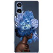 Чохол BoxFace Sony Xperia 5 V Exquisite Blue Flowers