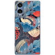 Чохол BoxFace Sony Xperia 5 V Blue Herb