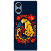 Чохол BoxFace Sony Xperia 5 V Petrykivka Leopard