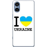 Чохол BoxFace Sony Xperia 5 V I love Ukraine