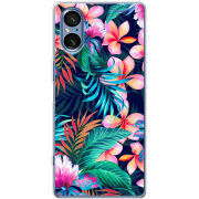 Чохол BoxFace Sony Xperia 5 V flowers in the tropics
