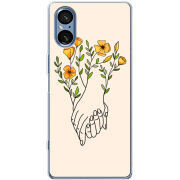 Чохол BoxFace Sony Xperia 5 V Flower Hands